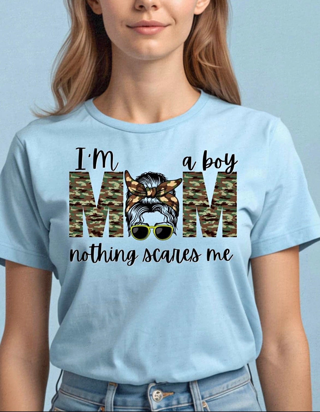 I’m a mom nothing scares me T-Shirt