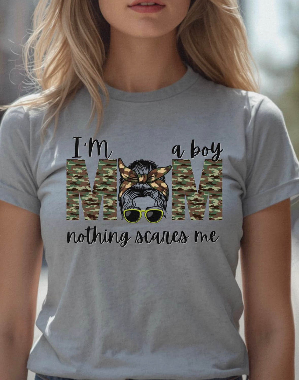 I’m a mom nothing scares me T-Shirt